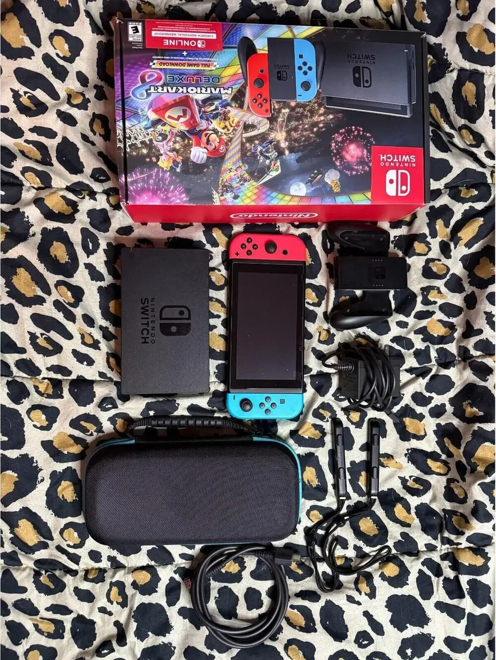 Nintendo Switch Open Box w case and accessories